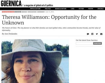 Guernica interview with Theresa Williamson