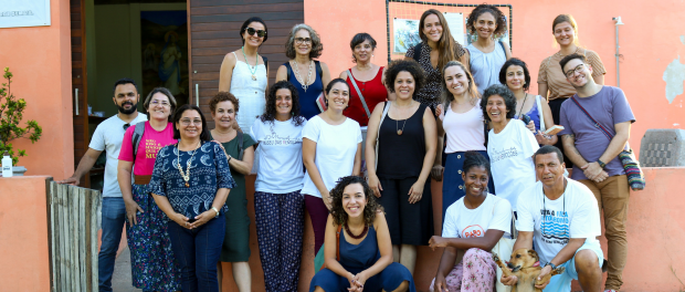 SESC participants with Vila Autódromo leaders. Photo by Luiza de Andrade
